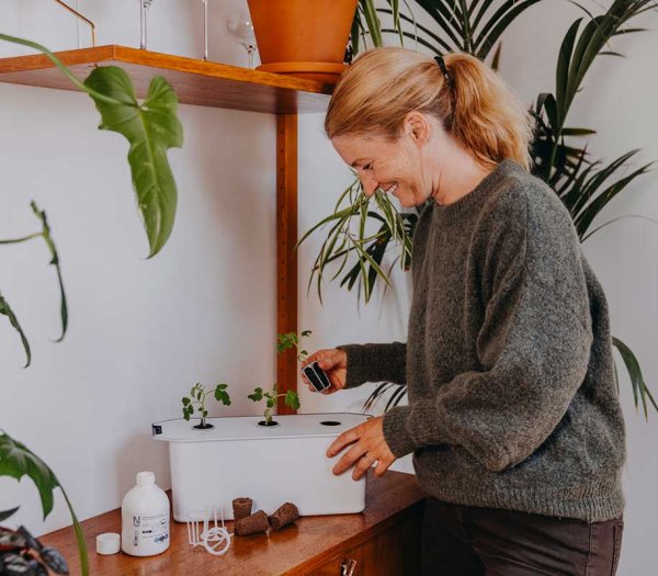 Hydroponisk dyrkning Harvy 3 hvid