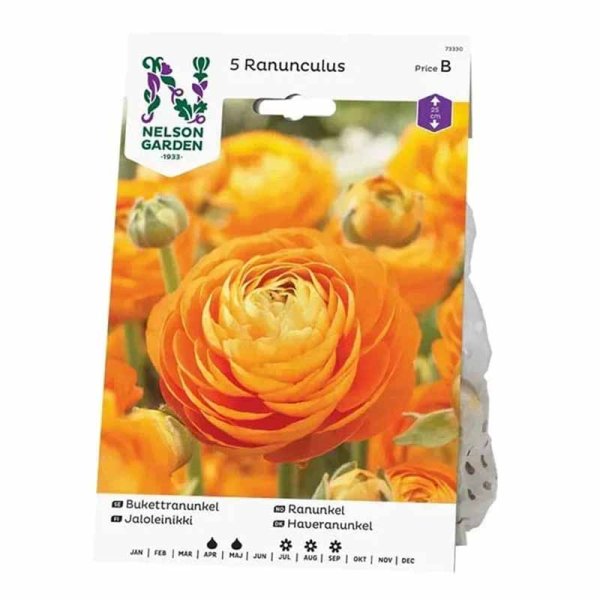 Buket-ranunkel orange