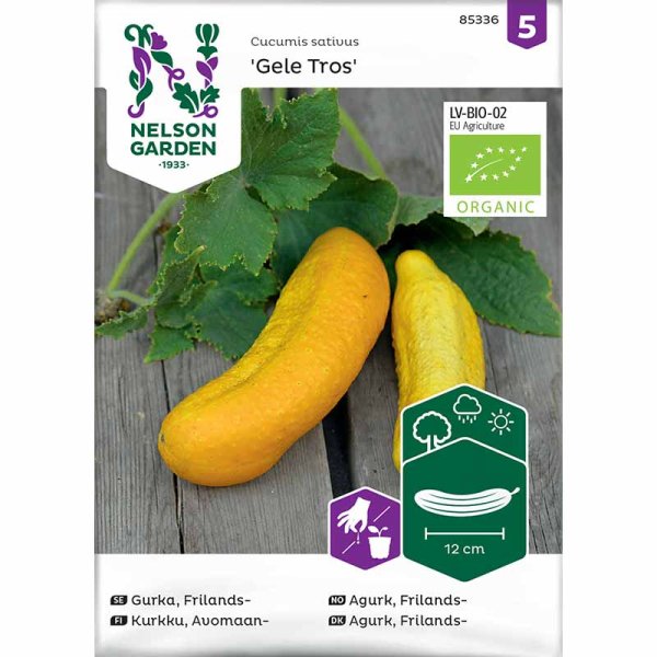 Frilandsgurka 'Gele Tros' Organic