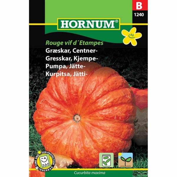 Kæmpegræskar 'Rouge très hâtif d'Étampes'