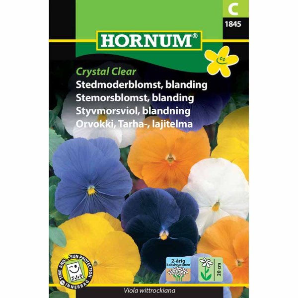 Stedmoderblomst 'Crystal Clear'