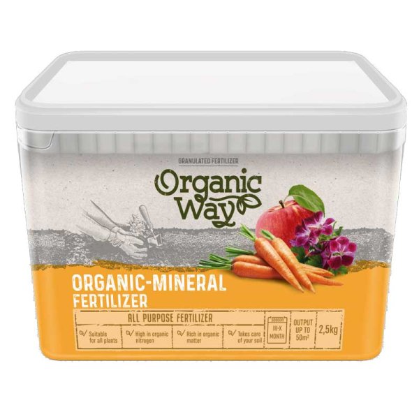 Organisk-mineralsk gødning til alle formål 2,5kg