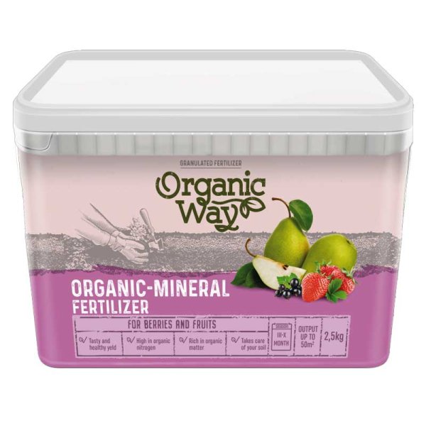 Organisk-mineralsk gødning til bær og frugt