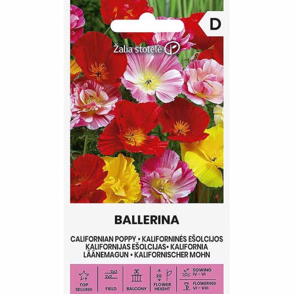 California Poppy 'Ballerina' mix