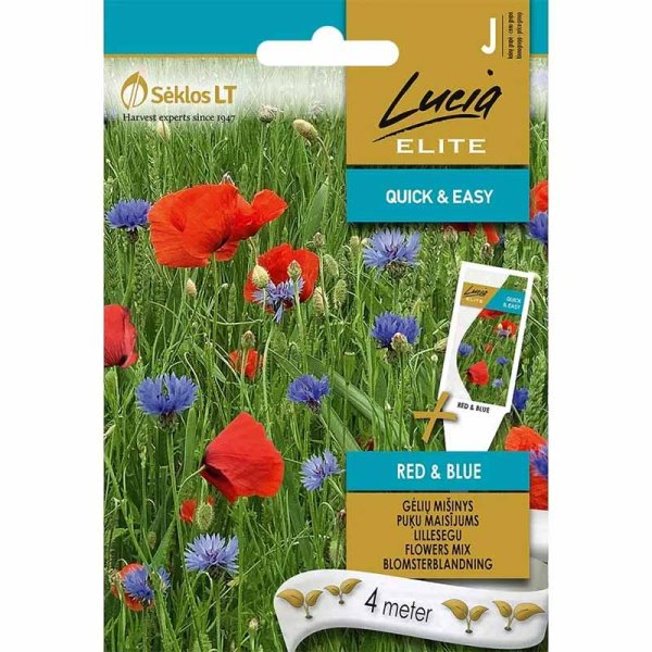 Flower Mix 'Red & blue'