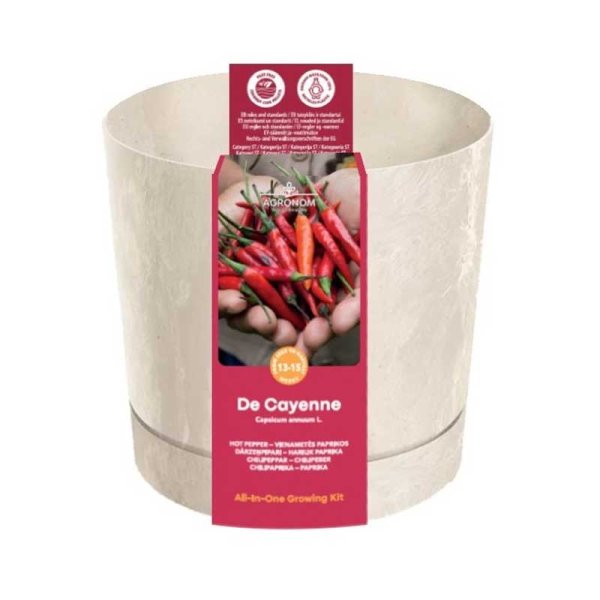 Dyrkningssæt Cayennepeber 'De Cayenne'