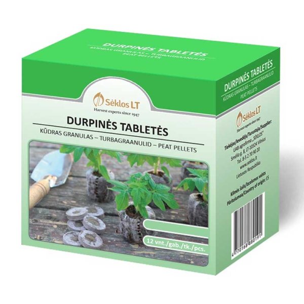 Tørvebriketter 44mm 12 stk