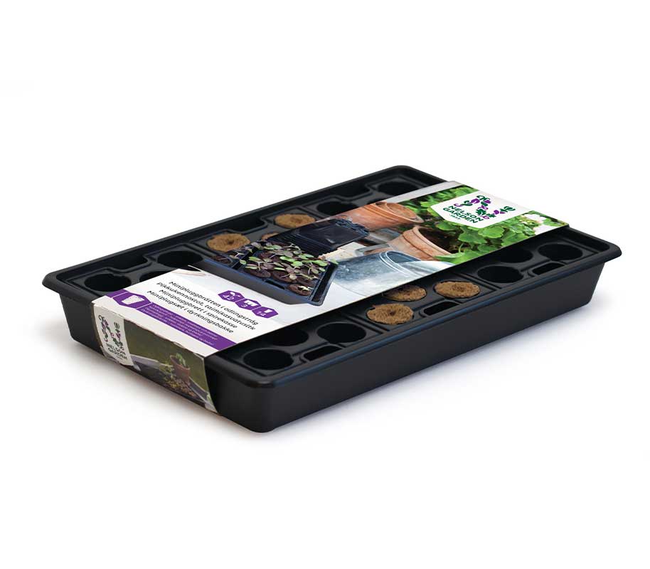 Dyrkningsbakke solid plug 23x37cm