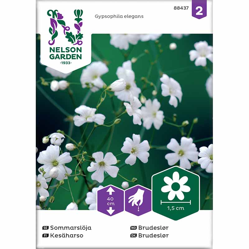 Sommerbrudeslør hvid