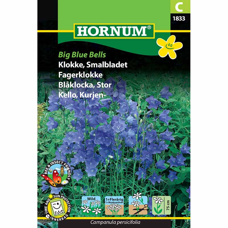 Stor klokke 'Big Blue Bells'