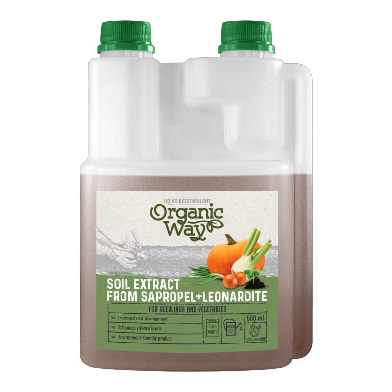 Flydende organisk mineralsk gødning til frøplanter og grøntsager