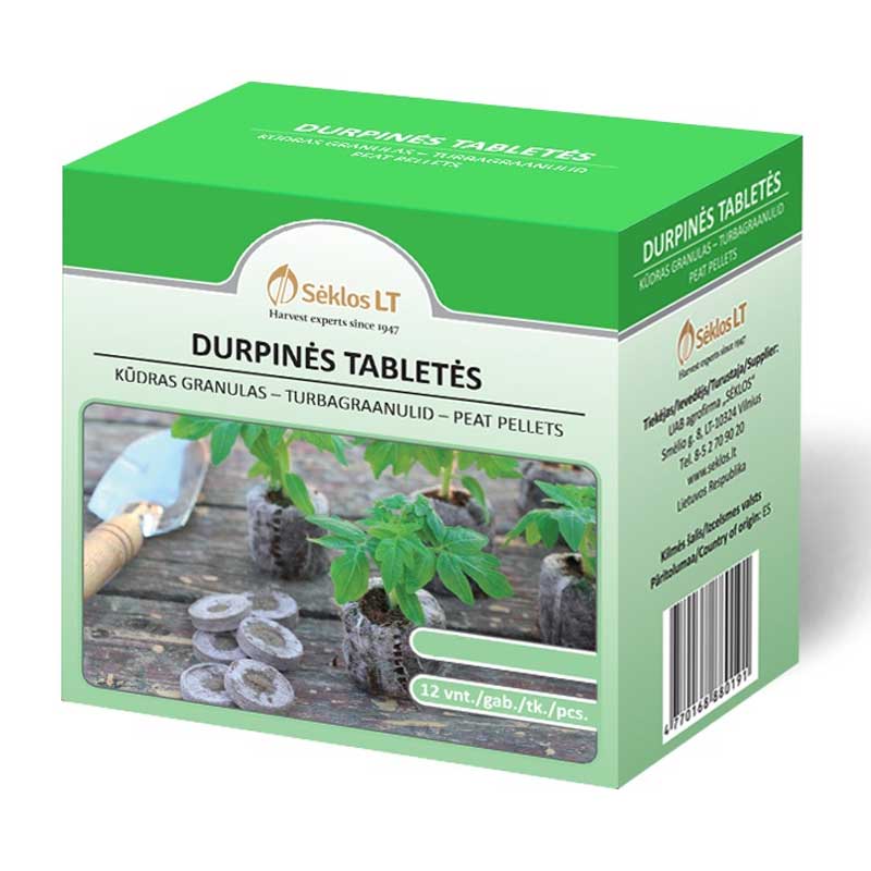 Tørvebriketter 44mm 12 stk